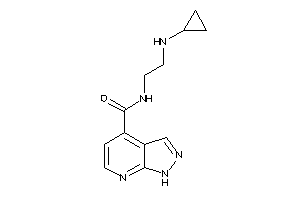 N-[2-(cyclopropylamino)ethyl]-1H-pyrazolo[3,4-b]pyridine-4-carboxamide
