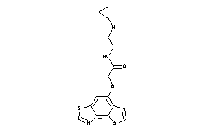 N-[2-(cyclopropylamino)ethyl]-2-thieno[2,3-e][1,3]benzothiazol-5-yloxy-acetamide