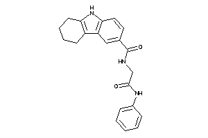 Image of N-(2-anilino-2-keto-ethyl)-6,7,8,9-tetrahydro-5H-carbazole-3-carboxamide