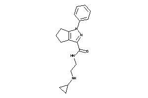 N-[2-(cyclopropylamino)ethyl]-1-phenyl-5,6-dihydro-4H-cyclopenta[c]pyrazole-3-carboxamide