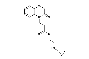 N-[2-(cyclopropylamino)ethyl]-3-(3-keto-1,4-benzoxazin-4-yl)propionamide