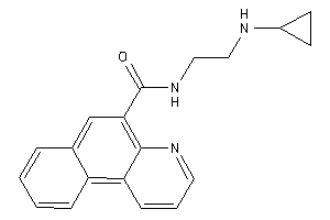 N-[2-(cyclopropylamino)ethyl]benzo[f]quinoline-5-carboxamide