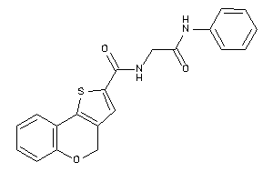 N-(2-anilino-2-keto-ethyl)-4H-thieno[3,2-c]chromene-2-carboxamide