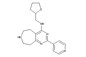 [2-(4-pyridyl)-6,7,8,9-tetrahydro-5H-pyrimido[4,5-d]azepin-4-yl]-(tetrahydrofurfuryl)amine
