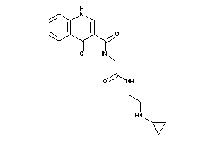 N-[2-[2-(cyclopropylamino)ethylamino]-2-keto-ethyl]-4-keto-1H-quinoline-3-carboxamide