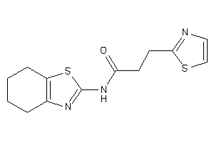 N-(4,5,6,7-tetrahydro-1,3-benzothiazol-2-yl)-3-thiazol-2-yl-propionamide