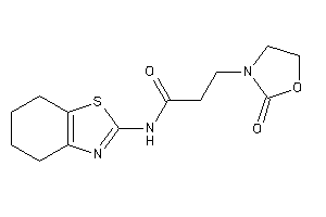 3-(2-ketooxazolidin-3-yl)-N-(4,5,6,7-tetrahydro-1,3-benzothiazol-2-yl)propionamide