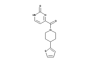 4-[4-(2-thienyl)piperidine-1-carbonyl]-1H-pyrimidin-2-one