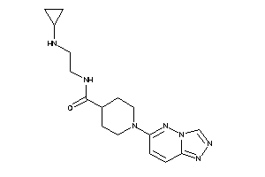 N-[2-(cyclopropylamino)ethyl]-1-([1,2,4]triazolo[3,4-f]pyridazin-6-yl)isonipecotamide