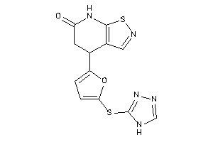 4-[5-(4H-1,2,4-triazol-3-ylthio)-2-furyl]-5,7-dihydro-4H-isothiazolo[5,4-b]pyridin-6-one