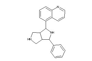 5-(6-phenyl-1,2,3,3a,4,5,6,6a-octahydropyrrolo[3,4-c]pyrrol-4-yl)quinoline