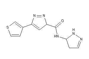 N-(2-pyrazolin-3-yl)-5-(3-thienyl)-3H-pyrazole-3-carboxamide