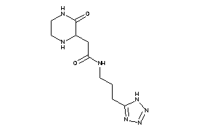 2-(3-ketopiperazin-2-yl)-N-[3-(1H-tetrazol-5-yl)propyl]acetamide