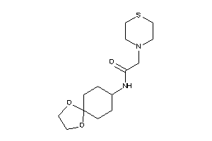 N-(1,4-dioxaspiro[4.5]decan-8-yl)-2-thiomorpholino-acetamide
