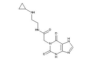 N-[2-(cyclopropylamino)ethyl]-2-(2,6-diketo-3,7-dihydropurin-1-yl)acetamide