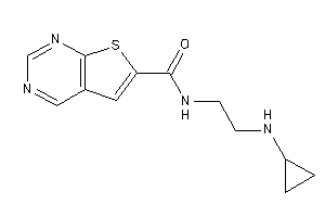 N-[2-(cyclopropylamino)ethyl]thieno[2,3-d]pyrimidine-6-carboxamide