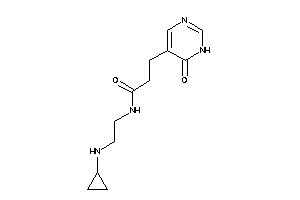 N-[2-(cyclopropylamino)ethyl]-3-(6-keto-1H-pyrimidin-5-yl)propionamide