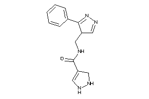 N-[(3-phenyl-4H-pyrazol-4-yl)methyl]-3-pyrazoline-4-carboxamide