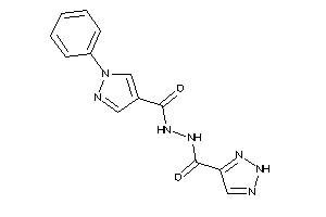 N'-(1-phenylpyrazole-4-carbonyl)-2H-triazole-4-carbohydrazide