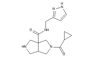 5-(cyclopropanecarbonyl)-N-(1H-pyrazol-3-ylmethyl)-1,2,3,3a,4,6-hexahydropyrrolo[3,4-c]pyrrole-6a-carboxamide