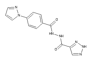 N'-(4-pyrazol-1-ylbenzoyl)-2H-triazole-4-carbohydrazide