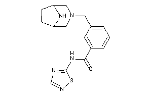 3-(3,8-diazabicyclo[3.2.1]octan-3-ylmethyl)-N-(1,2,4-thiadiazol-5-yl)benzamide