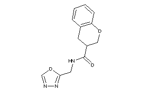 N-(1,3,4-oxadiazol-2-ylmethyl)chroman-3-carboxamide