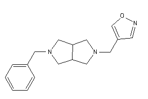 4-[(5-benzyl-1,3,3a,4,6,6a-hexahydropyrrolo[3,4-c]pyrrol-2-yl)methyl]isoxazole