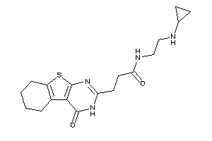 N-[2-(cyclopropylamino)ethyl]-3-(4-keto-5,6,7,8-tetrahydro-3H-benzothiopheno[2,3-d]pyrimidin-2-yl)propionamide