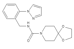 N-(2-pyrazol-1-ylbenzyl)-1,4-dioxa-8-azaspiro[4.5]decane-8-carboxamide