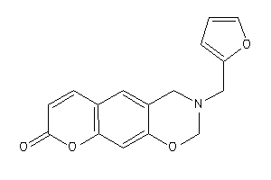 3-(2-furfuryl)-2,4-dihydropyrano[3,2-g][1,3]benzoxazin-8-one