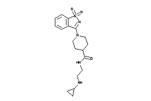 N-[2-(cyclopropylamino)ethyl]-1-(1,1-diketo-1,2-benzothiazol-3-yl)isonipecotamide