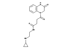 N-[2-(cyclopropylamino)ethyl]-4-keto-4-(3-keto-2,4-dihydroquinoxalin-1-yl)butyramide