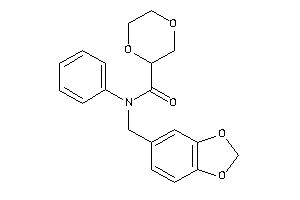 N-phenyl-N-piperonyl-1,4-dioxane-2-carboxamide