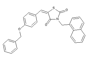 Image of 5-(4-benzoxybenzylidene)-3-(1-naphthylmethyl)thiazolidine-2,4-quinone