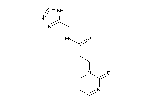 3-(2-ketopyrimidin-1-yl)-N-(4H-1,2,4-triazol-3-ylmethyl)propionamide