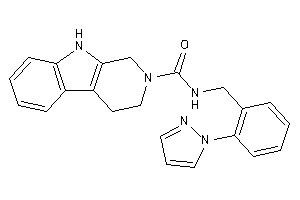 N-(2-pyrazol-1-ylbenzyl)-1,3,4,9-tetrahydro-$b-carboline-2-carboxamide