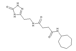 N'-cycloheptyl-N-[2-(5-keto-1,4-dihydro-1,2,4-triazol-3-yl)ethyl]succinamide