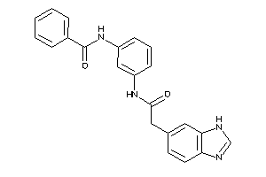 N-[3-[[2-(3H-benzimidazol-5-yl)acetyl]amino]phenyl]benzamide