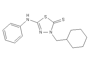 5-anilino-3-(cyclohexylmethyl)-1,3,4-thiadiazole-2-thione