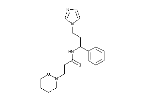 N-(3-imidazol-1-yl-1-phenyl-propyl)-3-(oxazinan-2-yl)propionamide