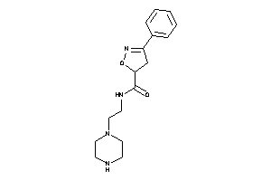 3-phenyl-N-(2-piperazinoethyl)-2-isoxazoline-5-carboxamide