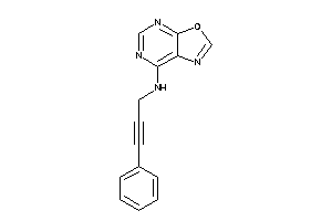 Oxazolo[5,4-d]pyrimidin-7-yl(3-phenylprop-2-ynyl)amine