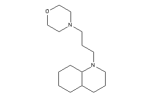 4-[3-(3,4,4a,5,6,7,8,8a-octahydro-2H-quinolin-1-yl)propyl]morpholine