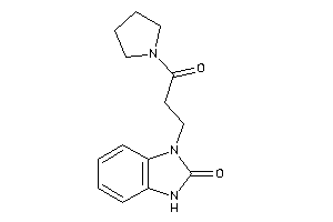 3-(3-keto-3-pyrrolidino-propyl)-1H-benzimidazol-2-one