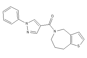 (1-phenylpyrazol-4-yl)-(4,6,7,8-tetrahydrothieno[3,2-c]azepin-5-yl)methanone