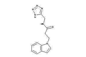 3-indol-1-yl-N-(1H-tetrazol-5-ylmethyl)propionamide