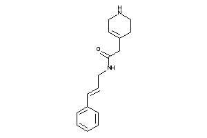 N-cinnamyl-2-(1,2,3,6-tetrahydropyridin-4-yl)acetamide