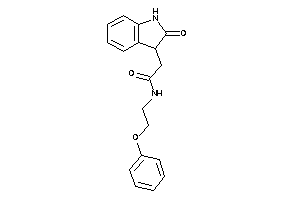 2-(2-ketoindolin-3-yl)-N-(2-phenoxyethyl)acetamide