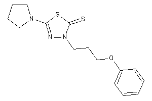 3-(3-phenoxypropyl)-5-pyrrolidino-1,3,4-thiadiazole-2-thione